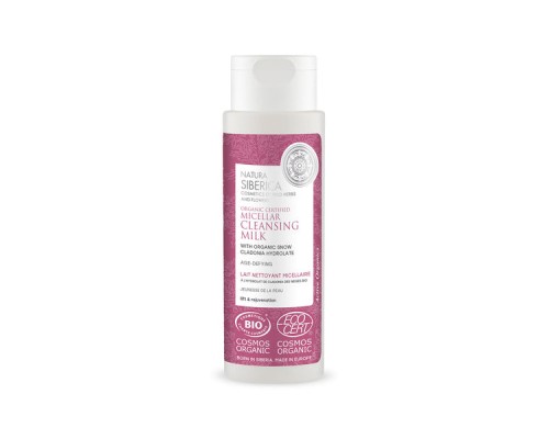 Latte detergente micellare antiage certificato organico Natura Siberica