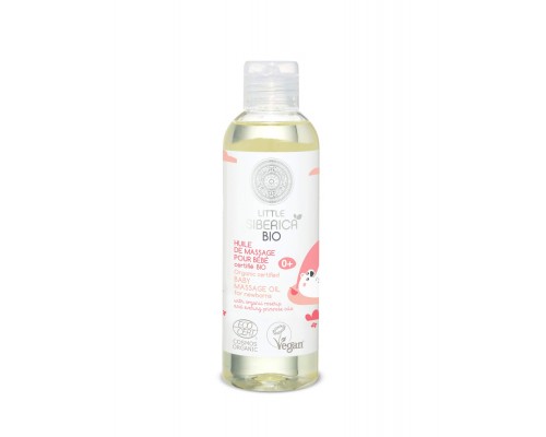 Olio da massaggio certificato organico Little Siberica