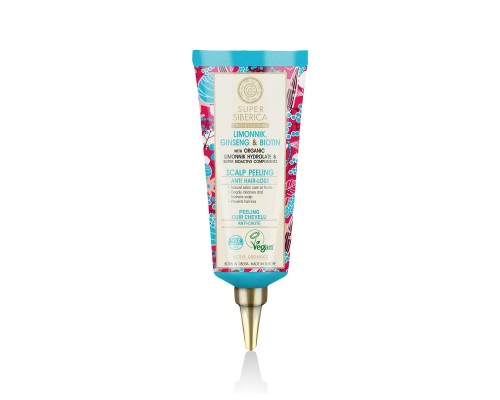 Peeling per il cuoio capelluto con biotina, ginseng e citronella Super Siberica