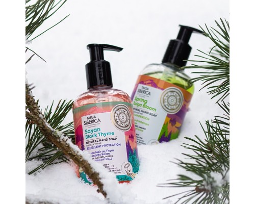 Sapone mani naturale al timo siberiano Ottima Protezione Taiga Siberica