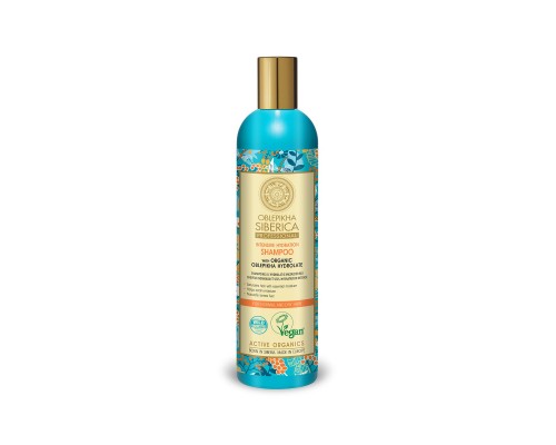Shampoo con idrolato di olivello spinoso organico per capelli normali e secchi Oblepikha Siberica