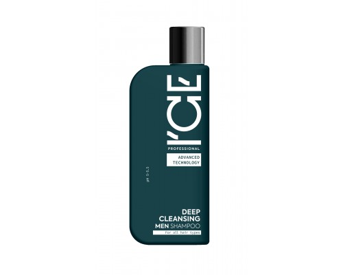 Shampoo per la pulizia profonda per uomo per tutti i tipi di capelli ICE professional by Natura Siberica