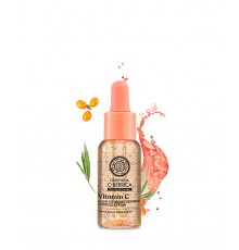 Siero idratante con le capsule con effetto Glow up alla vitamina C Oblepikha C-Berrica Natura Siberica