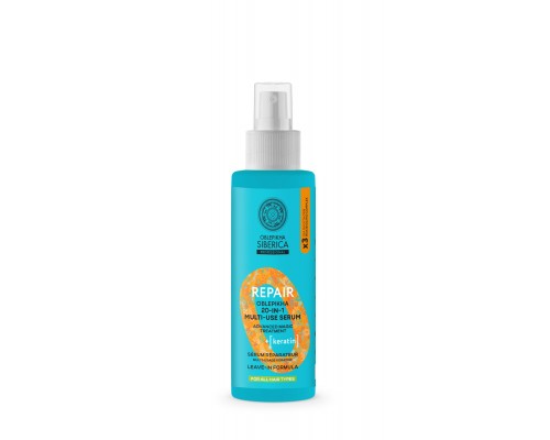 Siero riparatore multiuso 20-in-1 all'olivello spinoso per tutti i tipi di capelli Oblepikha Siberica