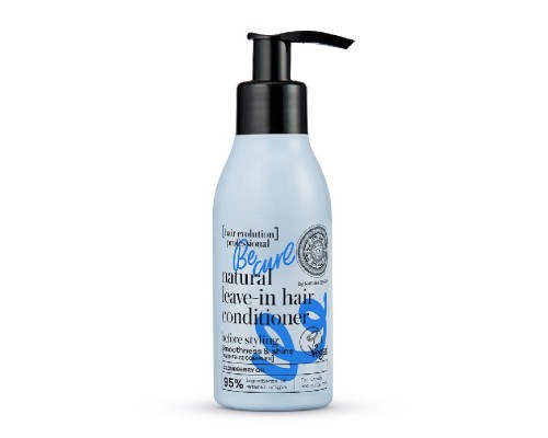 Balsamo capelli naturale senza risciacquo prima di styling Be-curl per morbidezza e lucentezza Natura Siberica
