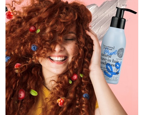 Balsamo capelli naturale senza risciacquo prima di styling Be-curl per morbidezza e lucentezza Natura Siberica
