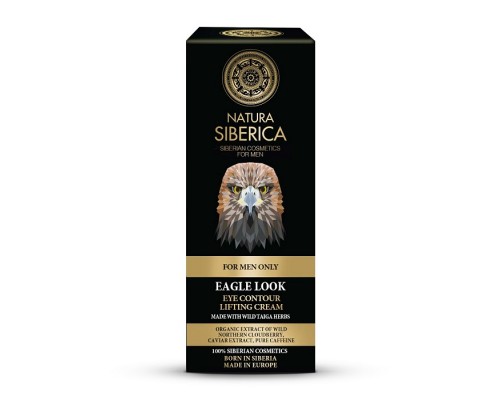 Crema contorno occhi lifting Occhio d'Aquila solo per uomini Natura Siberica