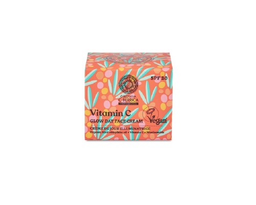 Crema viso illuminante alla vitamina C SPF20 Oblepikha C-Berrica