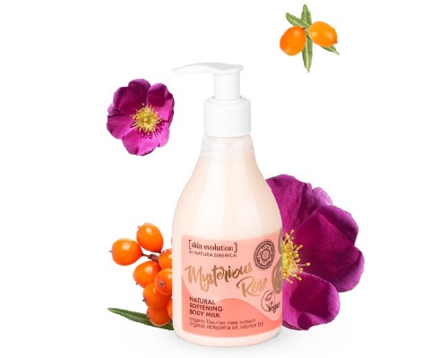 Latte corpo ammorbidente naturale Rosa misteriosa Skin Evolution Natura Siberica