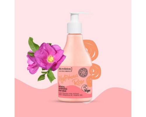 Latte corpo ammorbidente naturale Rosa misteriosa Skin Evolution Natura Siberica