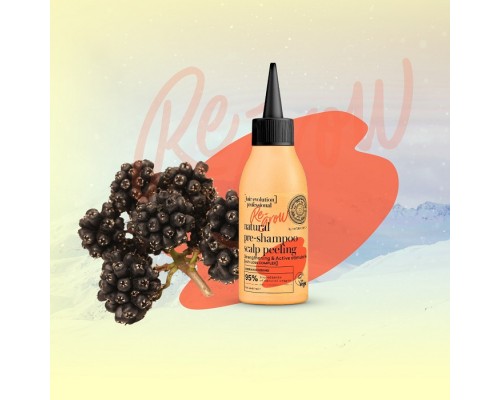 Peeling per cuoio capelluto pre-shampoo naturale Re-Grow per rinforzare e stimolare la crescita Hair Evolution Natura Siberica