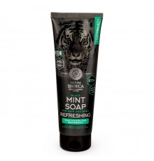 Sapone nero alla menta per corpo e capelli solo per uomini Natura Siberica