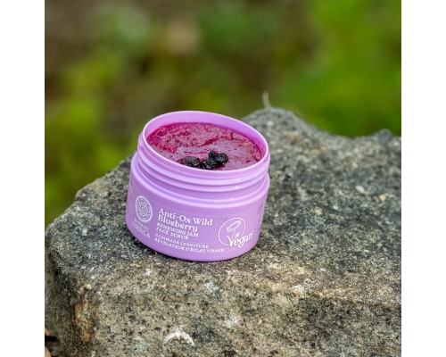 Scrub-marmellata viso antiossidante rigenerante al mirtillo Anti-OX Wild Blueberry Natura Siberica