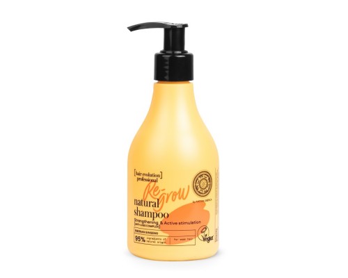 Shampoo naturale Re-Grow per rinforzare e stimolare la crescita Hair Evolution Natura Siberica