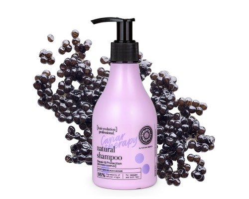 Shampoo capelli naturale Terapia Caviale per riparazione e protezione Natura Siberica