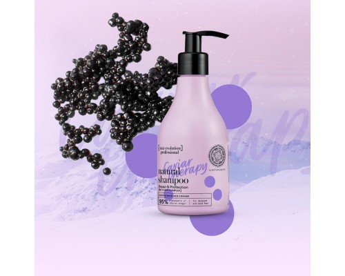 Shampoo capelli naturale Terapia Caviale per riparazione e protezione Natura Siberica
