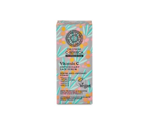 Siero viso antiossidante alla vitamina C Oblepikha C-Berrica Natura Siberica
