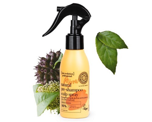 Spray per cuoio capelluto pre-shampoo naturale Re-Grow per rinforzare e stimolare la crescita Hair Evolution Natura Siberica