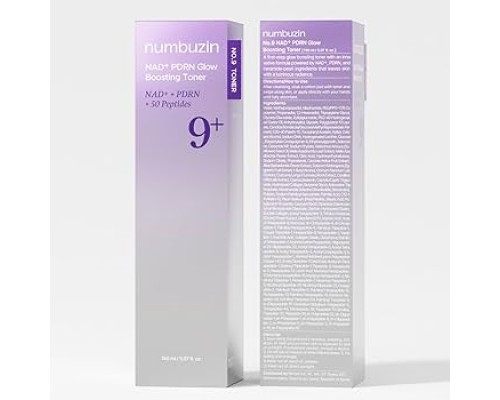 Toner illuminante PDRN NAD+ Boosting No.9 Numbuzin 