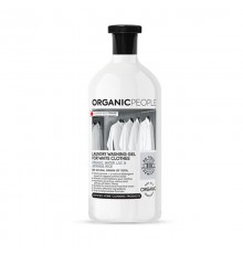 Gel ecologico per bucato per i capi bianchi Ninfea biologica e riso giapponese Organic People