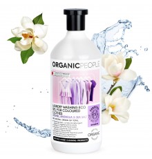Gel ecologico per bucato per i capi colorati Magnolia biologica e sale marino Organic People