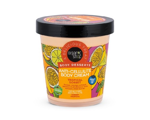 Crema corpo anti-cellulite Sorbetto Tropicale Body Desserts Organic Shop