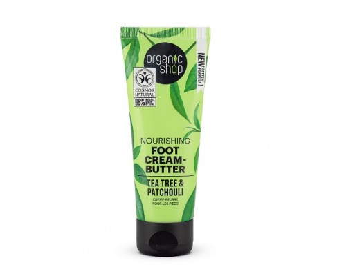 Crema-burro piedi nutriente a tea tree e patchouli Organic Shop