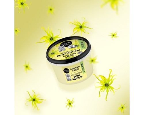 Mousse corpo rivitalizzante con neroli e ylang-ylang Organic Shop
