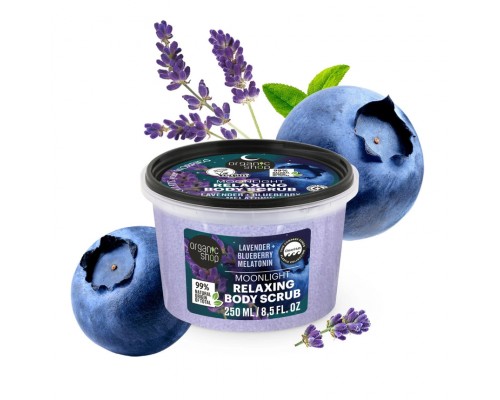 Scrub corpo Esfolia via le preoccupazioni Sleeping Moonlight Organic Shop 