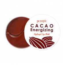 Maschere idrogel contorno occhi energizanti al cacao Petitfee