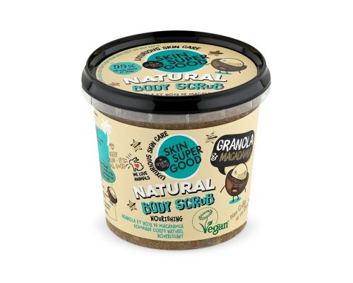 Scrub corpo naturale granola & noce di macadamia Skin Super Good 
