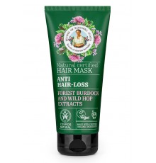 Maschera naturale certificata contro la caduta dei capelli Ricette della nonna Agafia