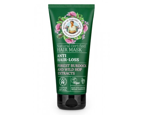 Maschera naturale certificata contro la caduta dei capelli Ricette della nonna Agafia