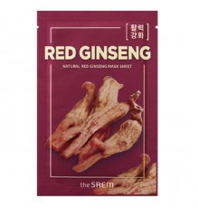 Maschera in tessuto al ginseng rosso naturale The Saem