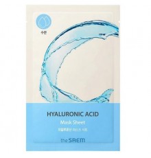 Maschera in tessuto idratante all'acido ialuronico Soluzione Bio The Saem
