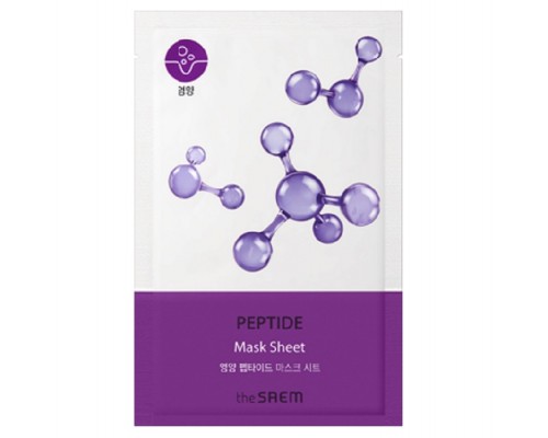 Maschera in tessuto nutriente ai peptidi Soluzione Bio The Saem