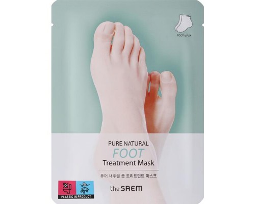 Maschera per trattamento dei piedi Pure Natural The Saem