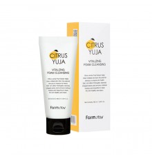 Schiuma detergente rivitalizzante Citrus Yuja FarmStay