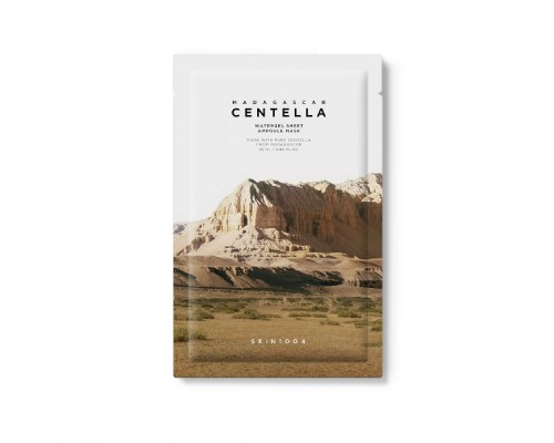 Maschera in tessuto ampolle watergel alla centella asiatica da Madagascar Skin1004