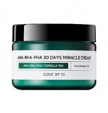 Crema agli acidi AHA BHA PHA e centella 60 g 30 Days Miracle Some By Mi