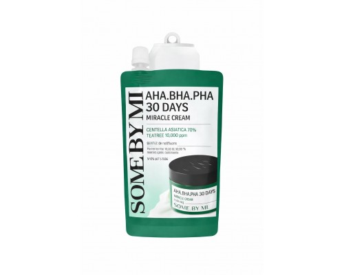 Crema agli acidi AHA BHA PHA e centella 8 g 30 Days Miracle Some By Mi