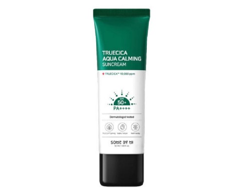 Crema solare SPF50+ PA++++ acquosa calmante TrueCica 50 ml Some By Mi