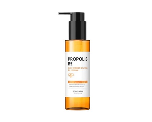 Detergente 2-in-1 olio in schiuma calmante e illuminante a propoli e vitamina B5 Some By Mi 