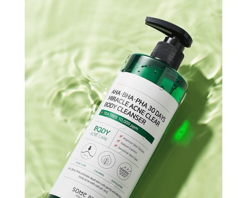 Detergente corpo agli acidi AHA, BHA e PHA contro acne 30 Days Miracle Some By Mi