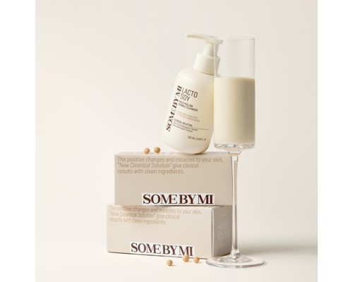 Detergente peeling Bubble delicato ai lattobatteri di soia Some By Mi