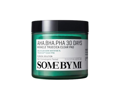 Dischetti purificanti agli acidi AHA BHA PHA e centella 30 Days Miracle Some By Mi