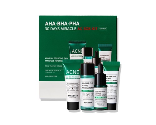 Kit SOS agli acidi AHA, BHA, PHA 30 Days Miracle Some By Mi