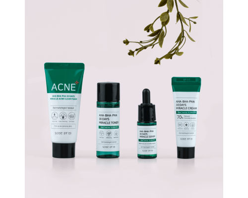 Kit SOS agli acidi AHA, BHA, PHA 30 Days Miracle Some By Mi