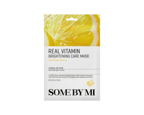 Maschera cura illuminante alle vere vitamine Some By Mi