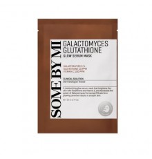 Maschera in tessuto illuminante al glutatione e galactomyces Some By Mi
